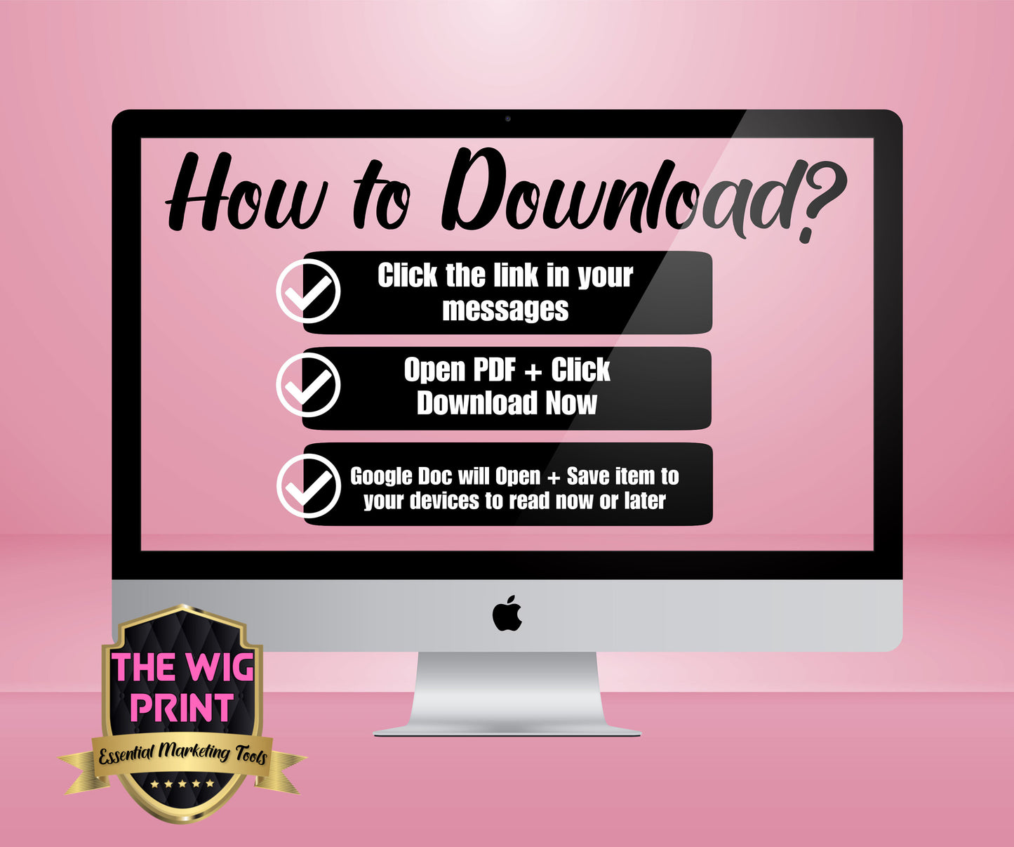 The 6 Figure Wig Maker CheatSheet | Instant Digital Download