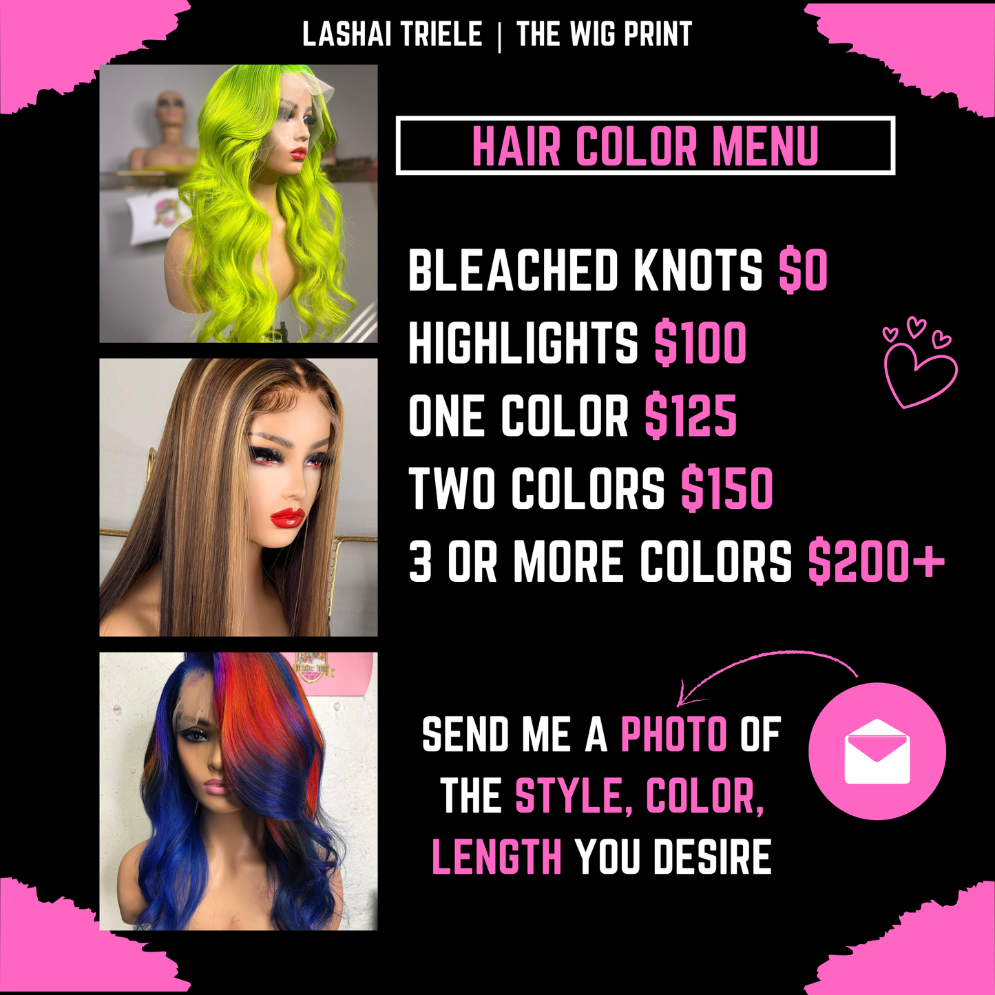 Custom Wig Services BOB | (BYOB)
