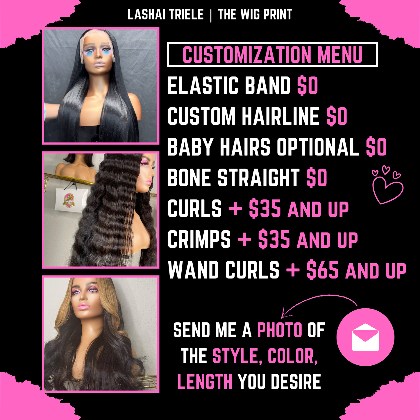 Custom Wig Services LONG | (BYOB)
