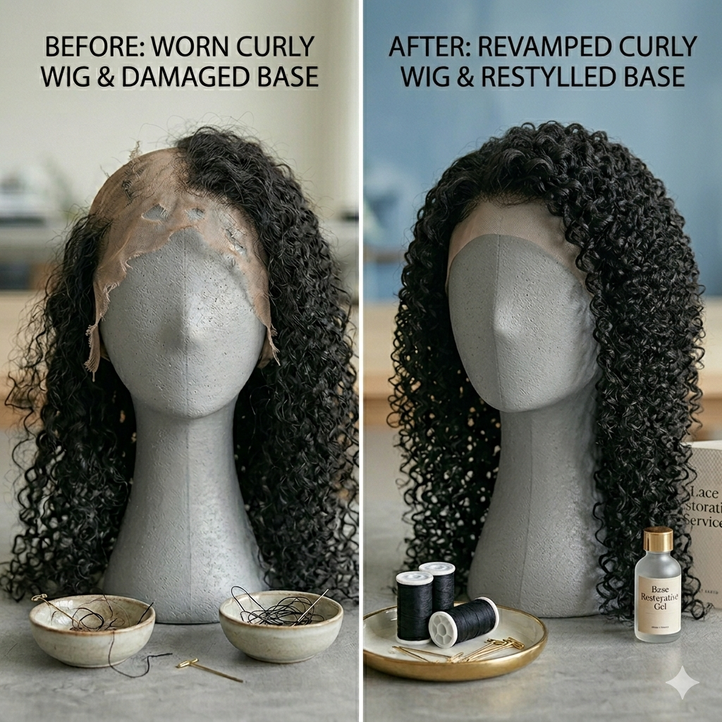 Wig Revamp + Closure Replacement