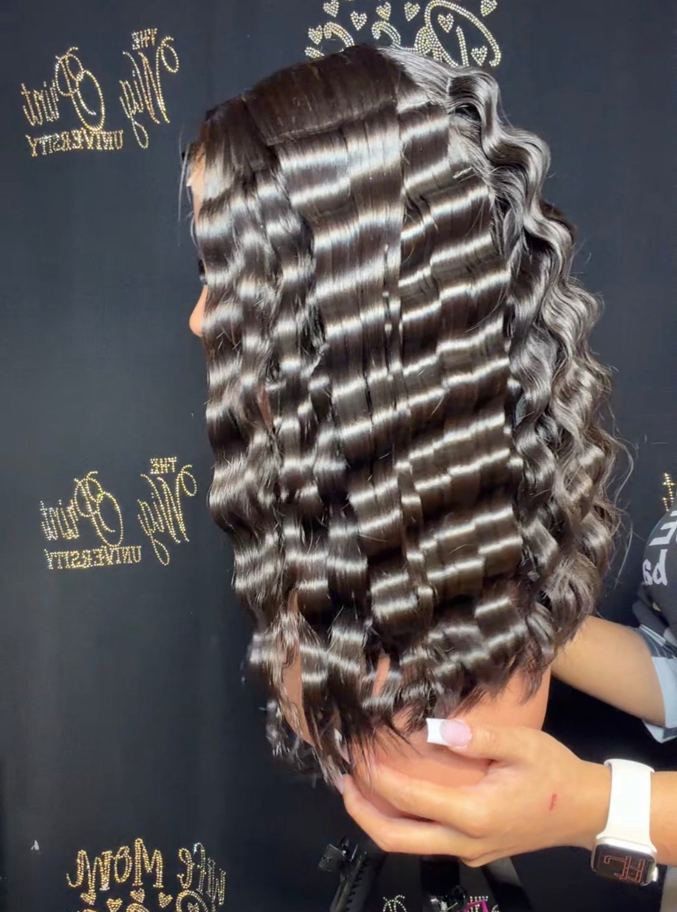 The Onyx Crimp Bob