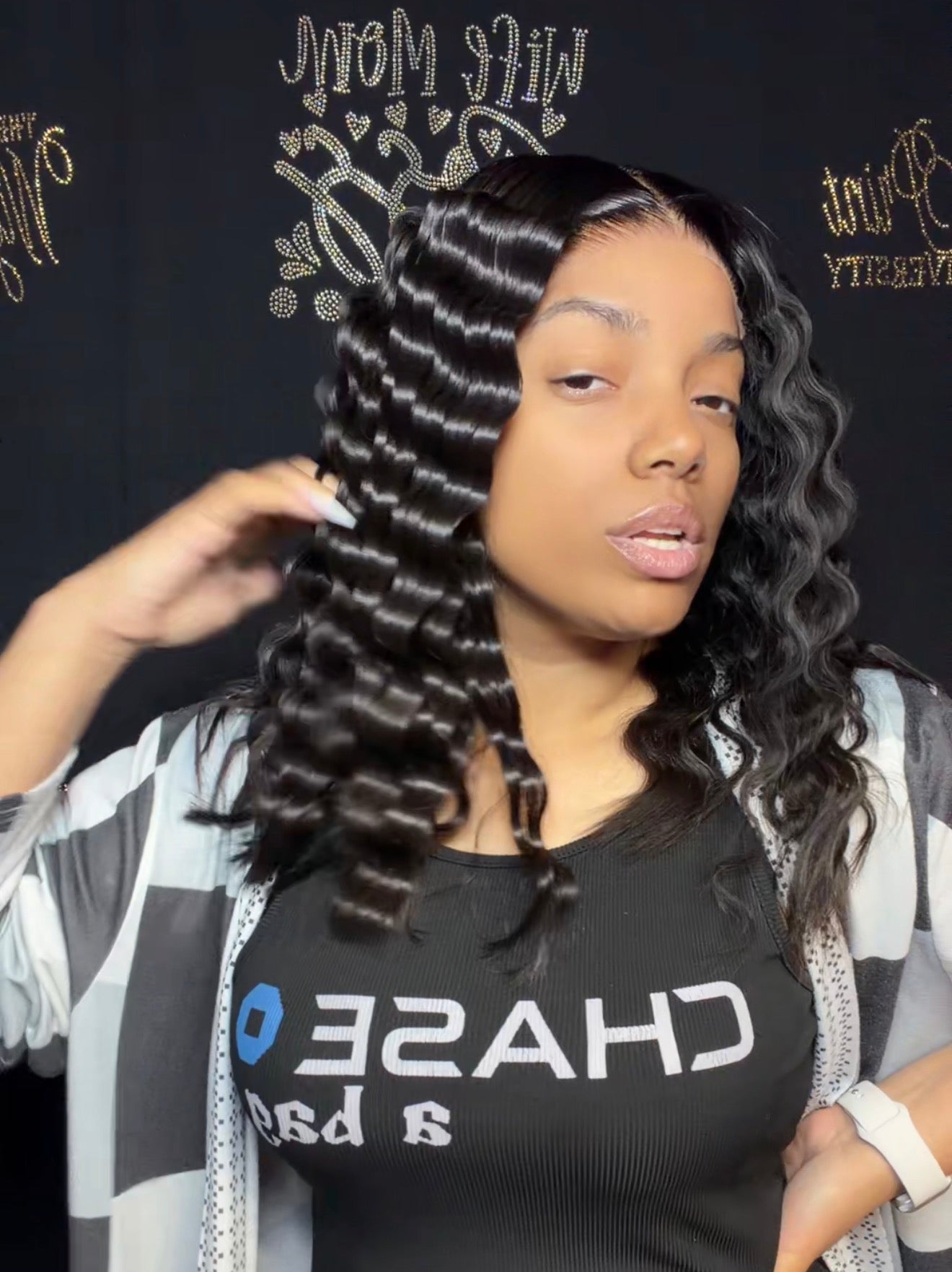 The Onyx Crimp Bob