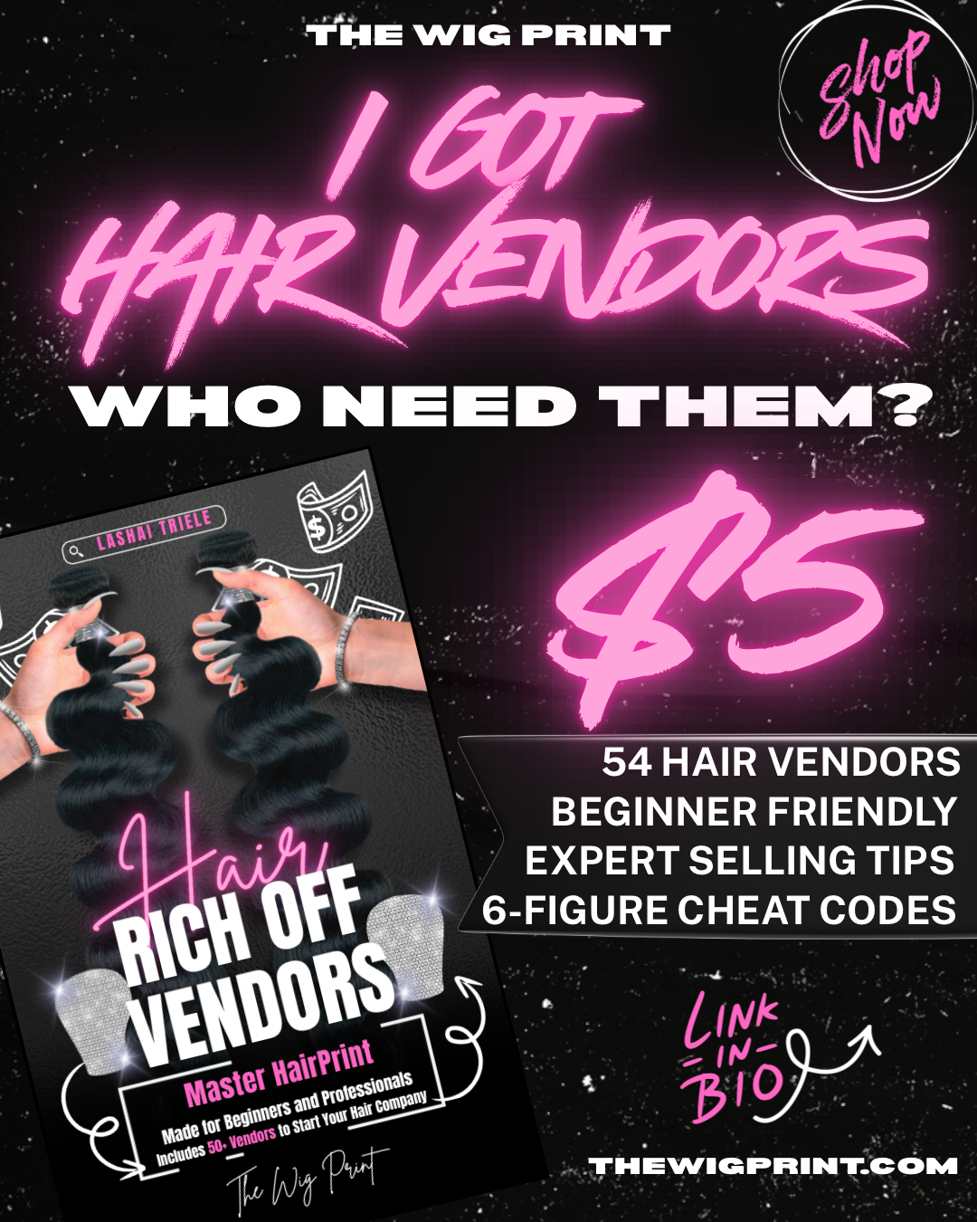 Rich Off Hair Vendors | Training Manual | Perfect for Beginners & Professionals