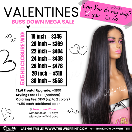 VALENTINES | BUSS DOWN MEGA SALE